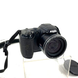 Nikon CoolPix L120 14.1MP 21x Wide 4.5-94.5mm 1:3.1-5.8 Lens with Strap - TESTED