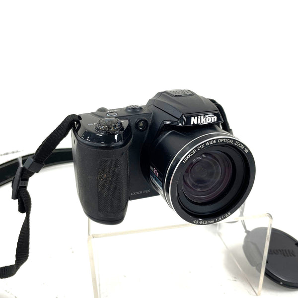 Nikon CoolPix L120 14.1MP 21x Wide 4.5-94.5mm 1:3.1-5.8 Lens with Strap - TESTED