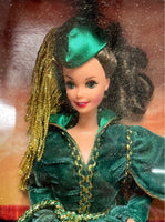 IOB Barbie Scarlett O’Hara Hollywood Legends Collection Green Drapery Dress Doll