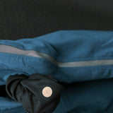 Mens LULULEMON Teal Blue Pace Breaker Reflective Athletic Running Shorts Sz L