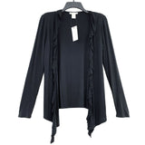 NWT Wmns VERTIGO Paris Lightweight Waterfall Cardigan Sweater Sz S MSRP$140