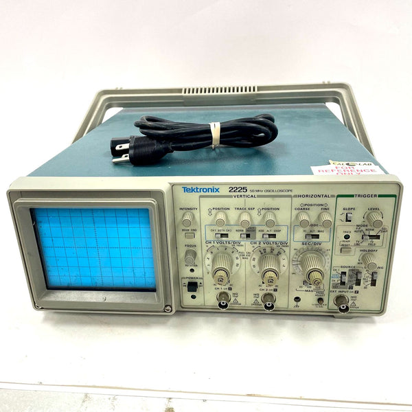 Tektronix 2225 Dual Channel 50 MHz Analog Oscilloscope - TESTED
