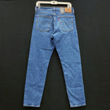 NWT Wmns LEVI'S Blue Premium Denim High Rise Wedgie Tapered Jeans Sz 27 MSRP$98
