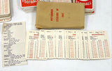 6 Sets of APBA Pro League Football Simulation Game Card Lot