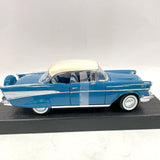 Road Legends 1957 Blue/White Chevrolet Bel Air 1:18 Die Cast Scale Car Model