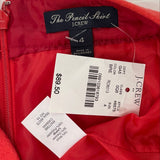 NWT J.Crew Bright Red Wool Blend Pencil Skirt Women’s Sz 4