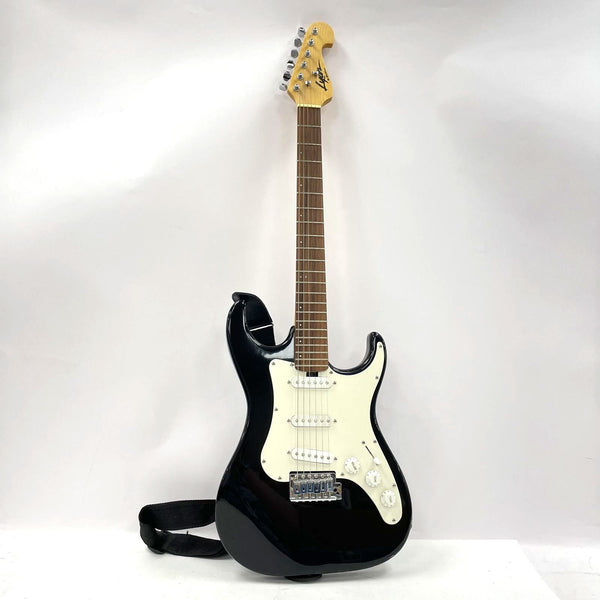 Lyon by Washburn 6 String Electric Guitar Black - TESTED