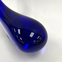 Large Art Glass/Blue Glass Whale