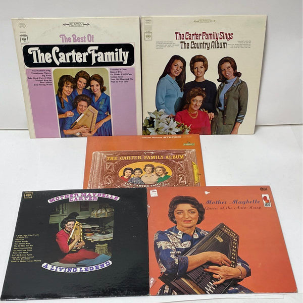 Mixed Lot of Carter Family lps - Clean Copies!