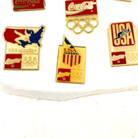 13pc VNTG Coca-Cola 1992 Barcelona Olympic Pins