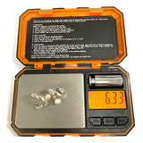 Unique Sterling Silver Oval Tube Twist Earrings w Light-Grey/Yellow Pearls 6.33g