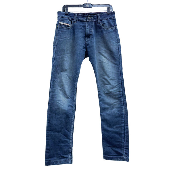 Mens Y2k DIESEL INDUSTRY 100% Cotton Blue Denim Jeans Sz 30