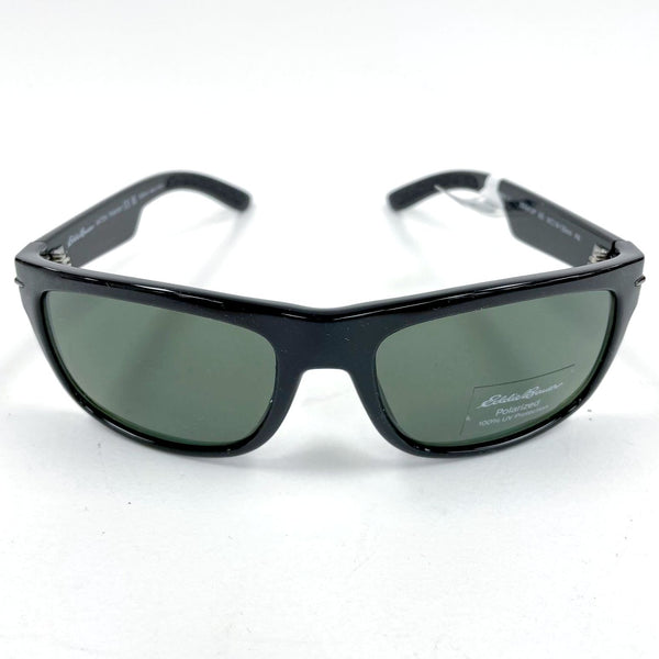 Eddie Bauer Akton Polarized Green Tint Black Frame 130mm Sunglasses with Tag