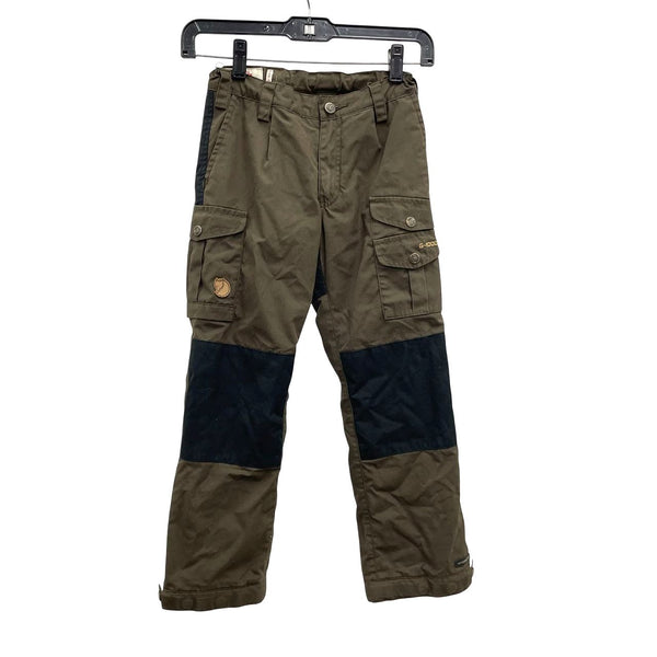 Kids FJALL RAVEN Brown Vidda Padded Trousers Winter Snow Pants Childrens Sz 6-7Y