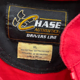 Mens 90s Vintage CHASE AUTHENTICS Nascar Racing Embroidered Jersey Shirt Sz XL