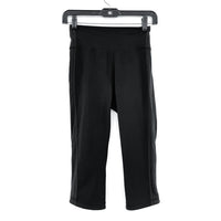 Wmns LULULEMON Black Squad Goals Crop Athletic Capri Leggings Sz 4