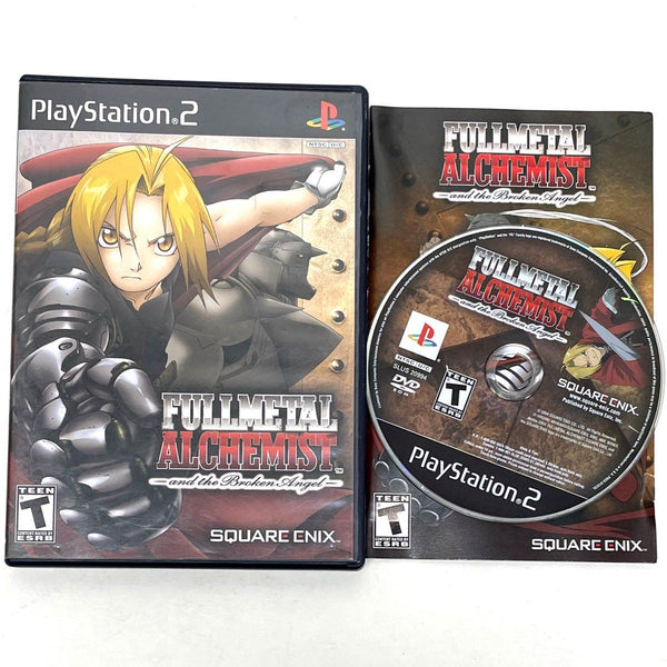 Full Metal Alchemist and the Broken Angel Game for PS2 w/ Manual & Case-TESTED