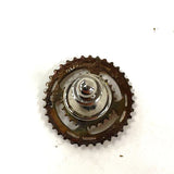 Sterling Silver Steampunk Style Gear Tie Tack/Pin, 2.74g