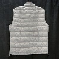 NWT Mens JOHNNIE-O Gray Hudson Lightweight Quilted Puffer Vest Sz L MSRP$128