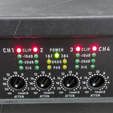 QSC CX204V 4-Channel Professional Rack Mountable Power Amplifier - UNTESTED