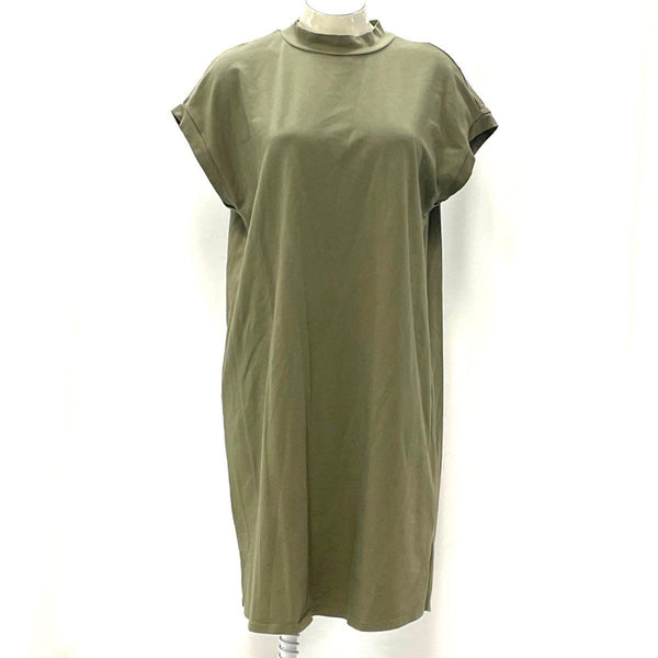Wmns Eileen Fisher Green T-Shirt Dress Sz S