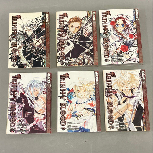 Trinity Blood Manga Book Lot Volumes 1-6