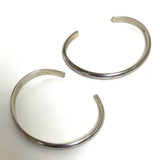 Set of 2 Sterling Silver LMc USA Cuff Bracelets, 31.45g