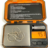 Sterling Silver 18" Beaded Station-Style Snake Chain, 4.51g