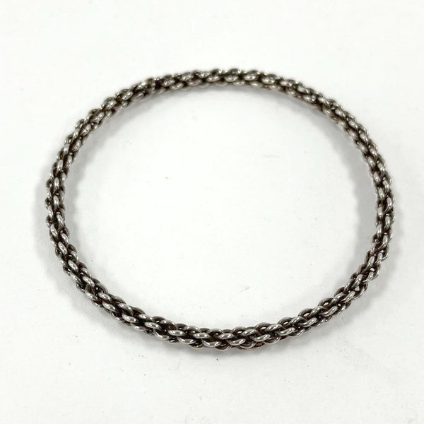 7.25" Sterling Silver Braided Bangle, 10.21g