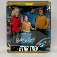 Vintage NIB 1996 Mattel Star Trek 30th Anniversary Barbie & Ken Doll Gift Set