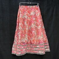 NWT Wmns Sachin + Babi ANTHROPOLOGIE Pink A-Line Midi Skirt Sz 2 MSRP$198