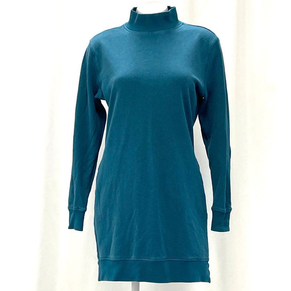 Wmns Toad & Co Blue Sweatshirt Dress Sz S