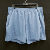 Mens LULULEMON Dusty Blue Pace Breaker Linerless Athletic Running Shorts Sz XXL
