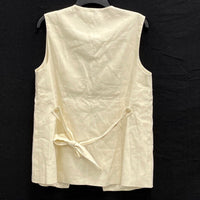 NWT Dissh Cream Longline Linen Blend Vest Women’s Sz 6