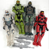 4pc Halo Microsoft Jazwares 12” Action Figure Lot