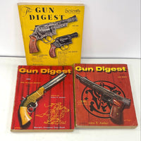 3pc The Gun Digest Magazine/Book Lot - 7th, 12th, & 14th Editions