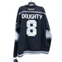 NWT Mens RBK Los Angeles Kings 2014 Stanley Cup Drew Doughty NHL Jersey Sz 50