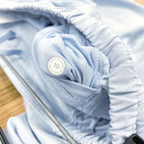 Wmns LULULEMON Light Blue Hotty Hot Athletic Running Shorts Sz 10