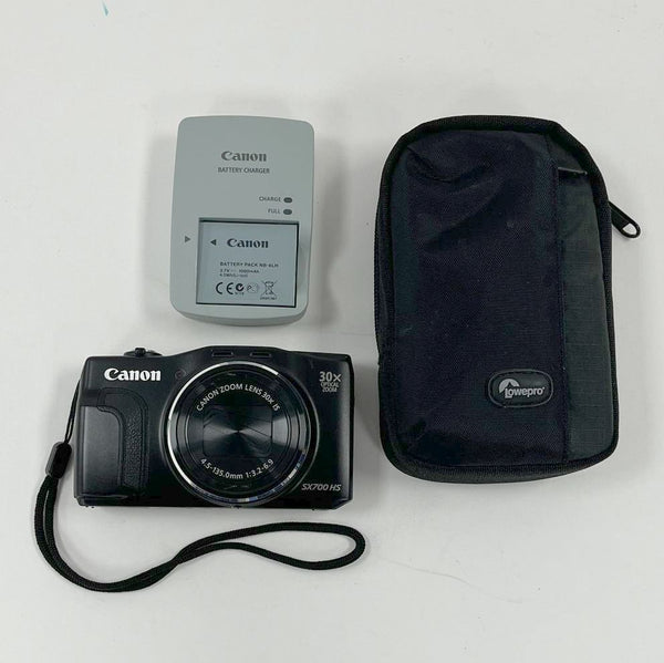 Canon PowerShot SX700 HS PC2091 16.1MP 30xIS 4.5-135.0mm 1:3.2-6.9 Lens - TESTED