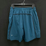 Mens LULULEMON Teal Blue Pace Breaker Reflective Athletic Running Shorts Sz L
