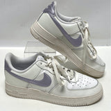 Nike Air Force 1 White & Purple Platform Sneakers Women’s Sz 10.5