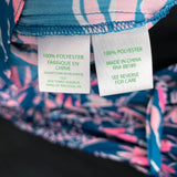 NWT Wmns LILLY PULITZER Blue & Pink Patterned Ruffle Emilea Jumpsuit Sz S