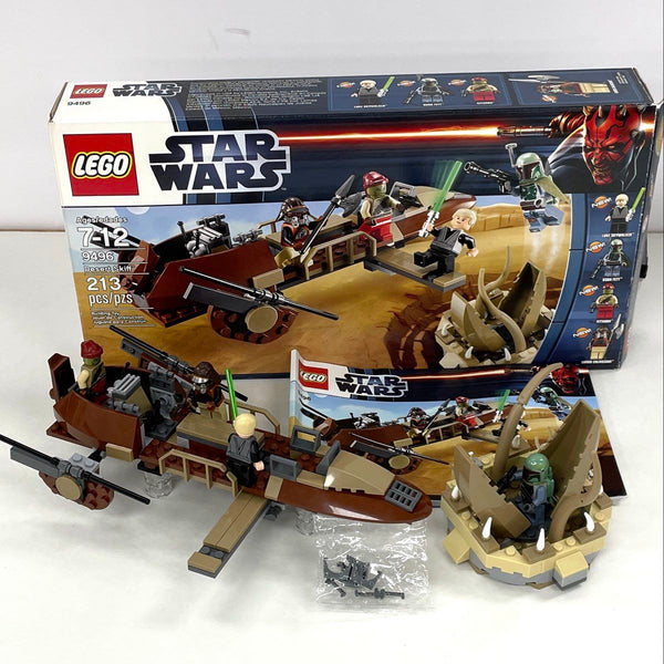 LEGO Star Wars 9496 Desert Skiff; 99% Complete With Box, Manual And Minifigures