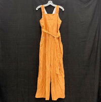 NWT Wmns TOPSHOP Orange Sleeveless Wide Leg Wrap Jumpsuit Sz 10 MSRP$85