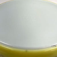 Pyrex Vintage Golden Classic 2.5 QT Casserole Dish w/ Lid and Twin Candle Warmer