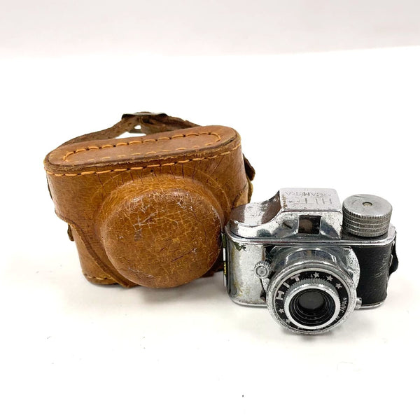 Vintage Made in Japan Mini Spy HIT Film Camera with Case - TESTED
