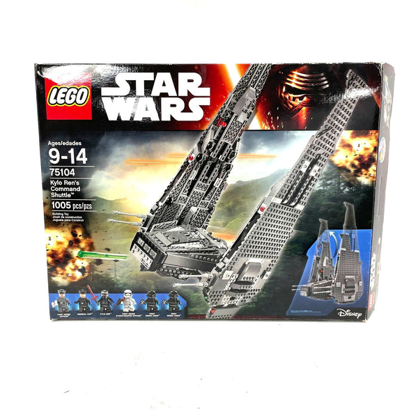 Open Box Sealed Bags LEGO Star Wars 75104 Kylo Ren's Command Shuttle; Retired