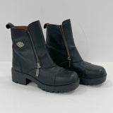 Harley-Davidson Leather Motorcycle Boots Women's Size 7 Black