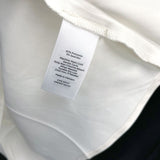 NWT Wmns TALBOTS Off White Silky Satin Cowl Neck Short Sleeve Top Sz M MSRP$79.5