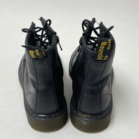 Doc Martens Softy T Kids Black Lace-Up Leather Boots sz 2